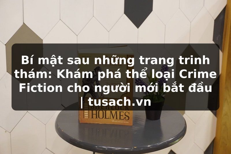 Bí mật sau những trang trinh thám: Khám phá thể loại Crime Fiction cho người mới bắt đầu | tusach.vn