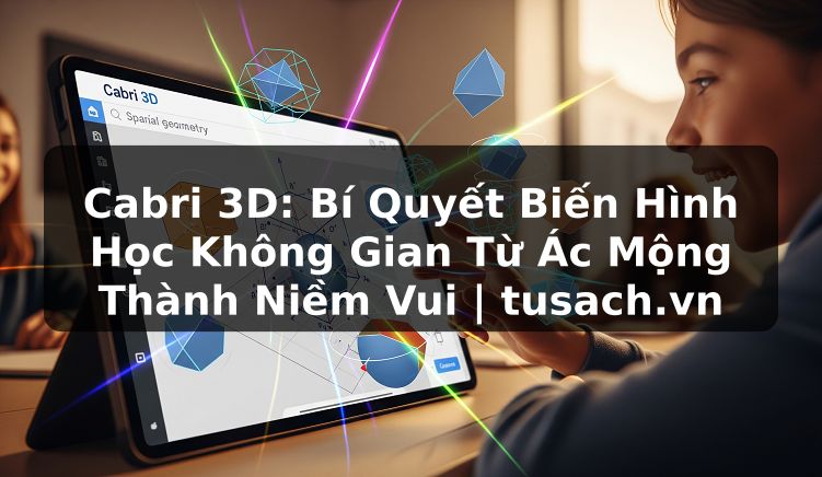Cabri 3D: Bí Quyết Biến Hình Học Không Gian Từ Ác Mộng Thành Niềm Vui | tusach.vn