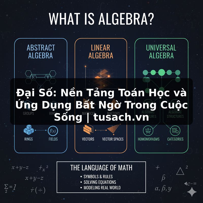 Đại Số: Nền Tảng Toán Học và Ứng Dụng Bất Ngờ Trong Cuộc Sống | tusach.vn