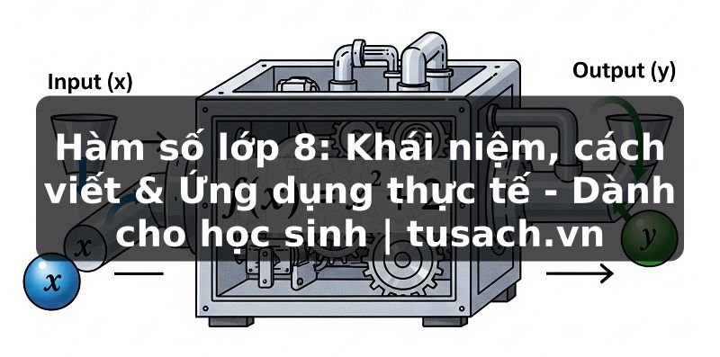 Hàm số lớp 8: Khái niệm, cách viết & Ứng dụng thực tế - Dành cho học sinh | tusach.vn
