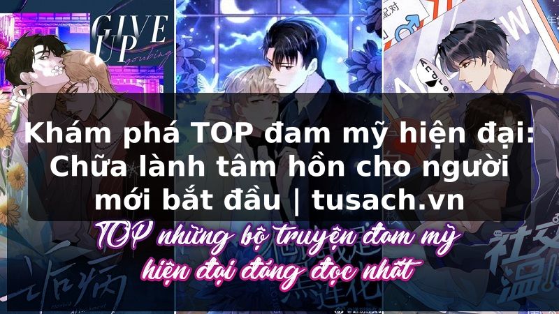 Khám phá TOP đam mỹ hiện đại: Chữa lành tâm hồn cho người mới bắt đầu | tusach.vn