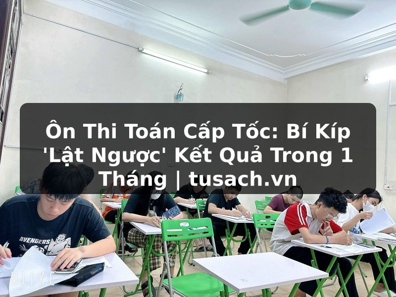 Ôn Thi Toán Cấp Tốc: Bí Kíp 'Lật Ngược' Kết Quả Trong 1 Tháng | tusach.vn