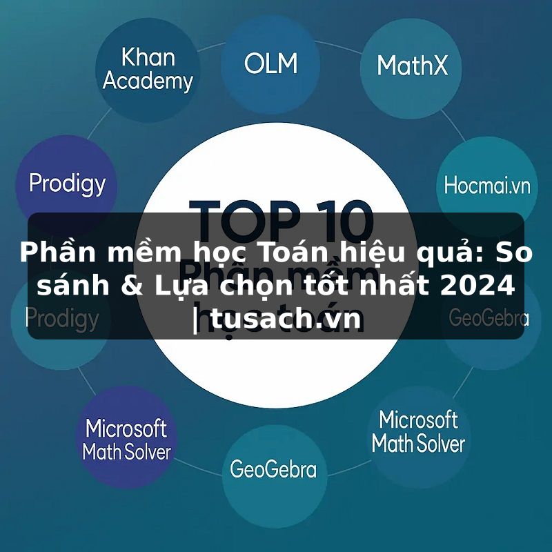Phần mềm học Toán hiệu quả: So sánh & Lựa chọn tốt nhất 2024 | tusach.vn