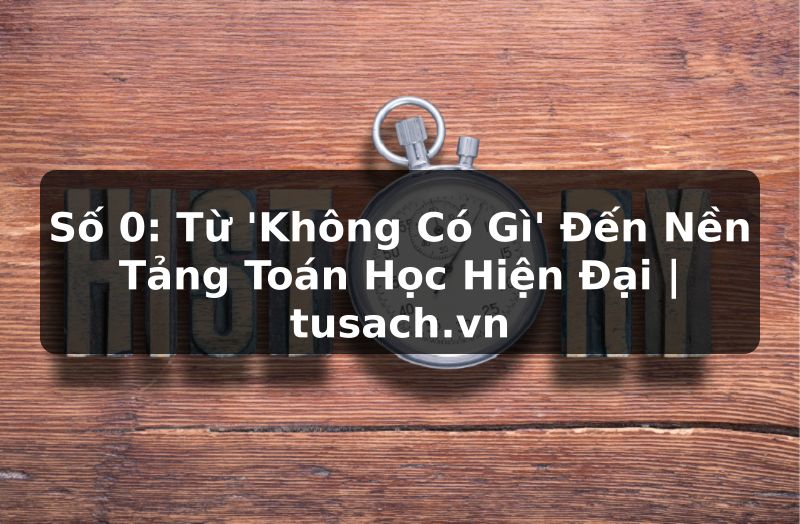 Số 0: Từ 'Không Có Gì' Đến Nền Tảng Toán Học Hiện Đại | tusach.vn