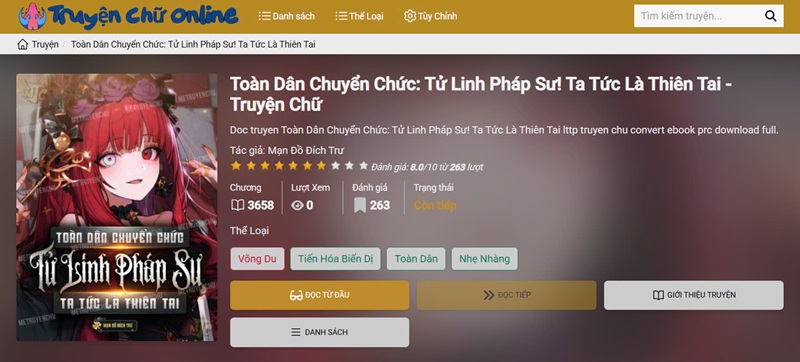 Khám Phá Toàn Dân Chuyển Chức: Tử Linh Pháp Sư! Ta Tức Là Thiên Tai Mạn Đồ Đích Trư – Huyền Thoại Bất Tử