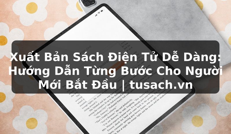 Xuất Bản Sách Điện Tử Dễ Dàng: Hướng Dẫn Từng Bước Cho Người Mới Bắt Đầu | tusach.vn
